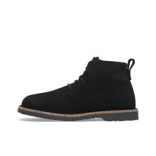 Birkenstock Uppsala Mid Shearling Short Martin Boot Women's Black Regular
