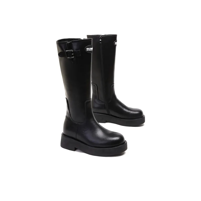 MALEMONKEY Knee-high Boots Women's Black-8