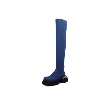 Five-nine Dan Seven Knee-high Boots 6cm Women's