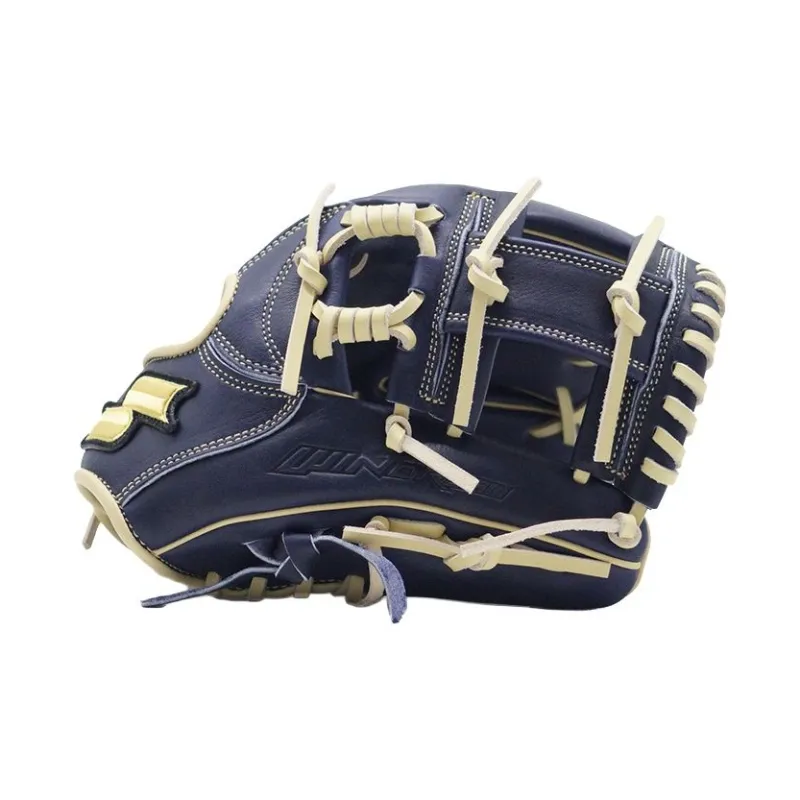 SSK Baseball Gloves Catcher's Glove Top Grain Cow Leather Navy Blue-0