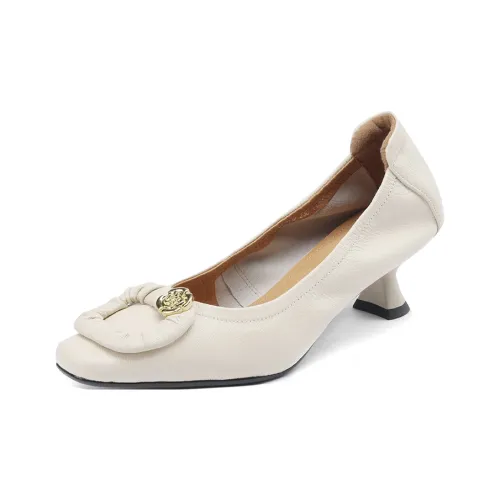 MLEX Chunky Heel High Heels 4.5cm Women's