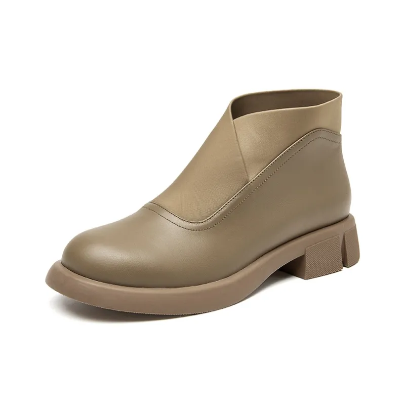 DG Ankle Boots Women's Black/Khaki-1