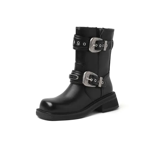 XIAOAJUE Ankle Boots 4.5cm Women's