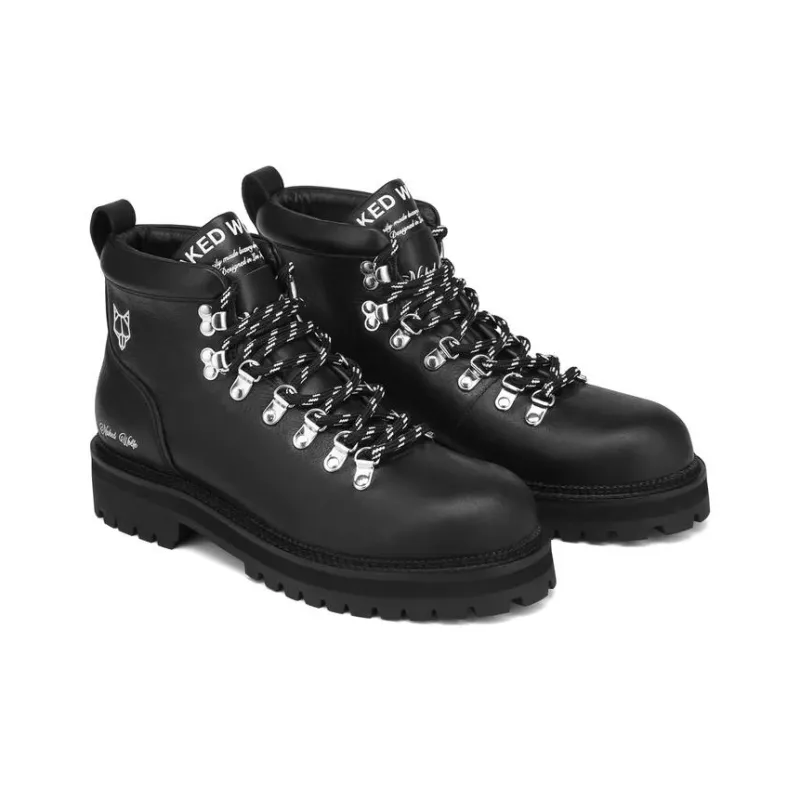 Naked Wolfe Bear Ankle Boots Men's Black-2