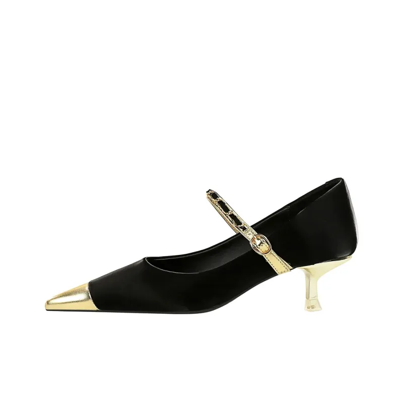 QITUMAUL Slim Heel High Heels 4.5cm Women's-0
