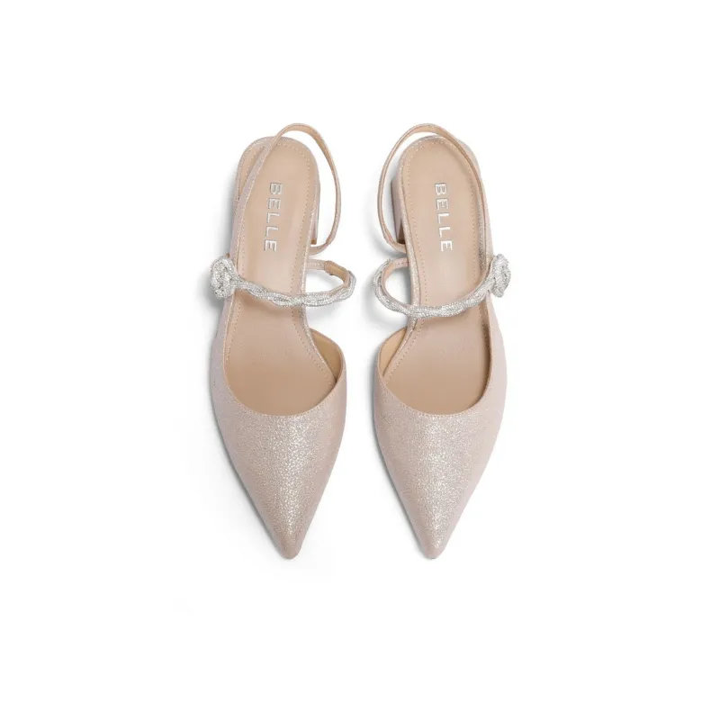 BELLE Block Heel High Heels 4.5cm Women's-6