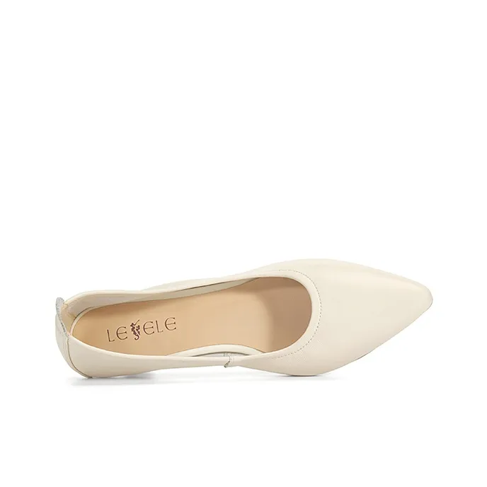 LESELE Flared Heel High Heels 4cm Women's-8