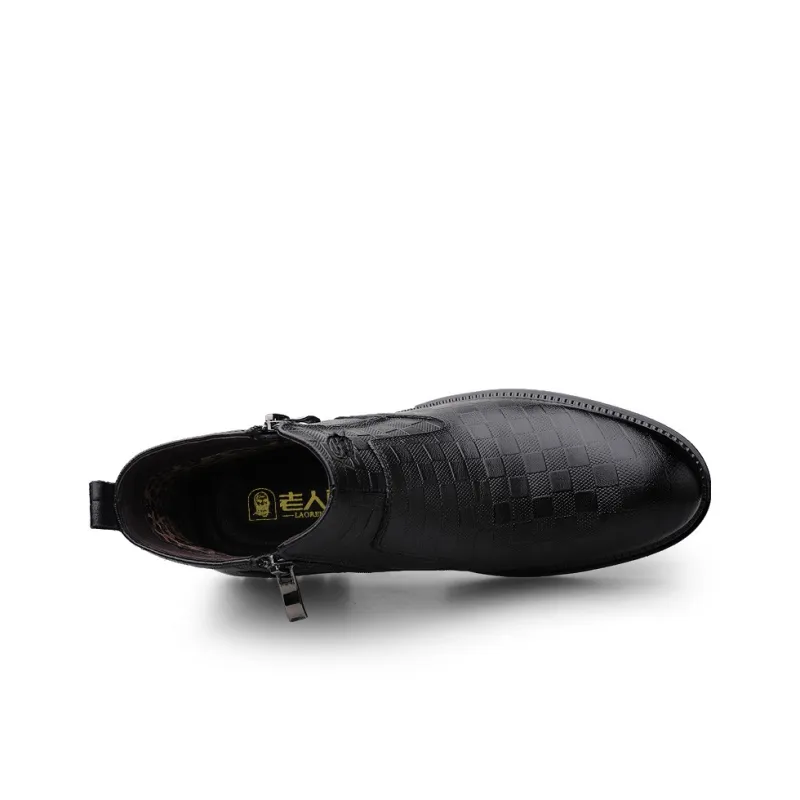 LAORENTOU Ankle Boots Men's Black-4