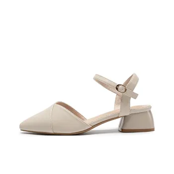 ZHR Unlined Sandal Block Heel High Heels 4.5cm Women's
