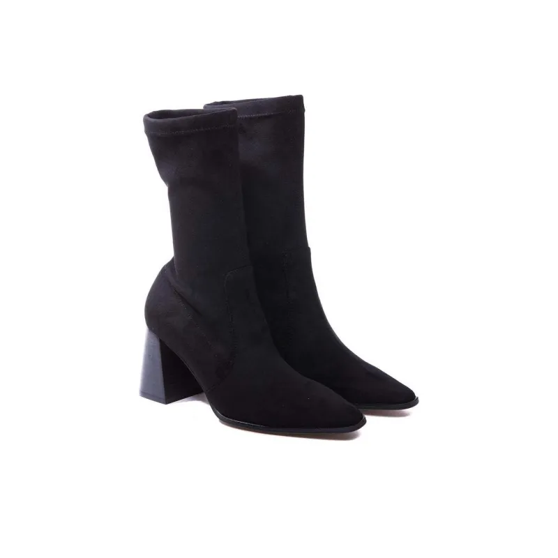 ANGEL ALARCON Ankle Boots 7cm Women's Black-1