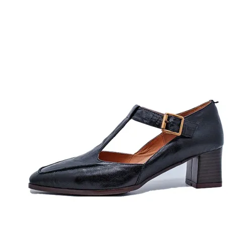Ruby L Block Heel High Heels 5cm Women's
