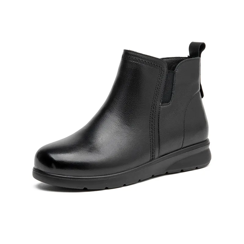 AOKANG Ankle Boots 3cm Women's Black-0