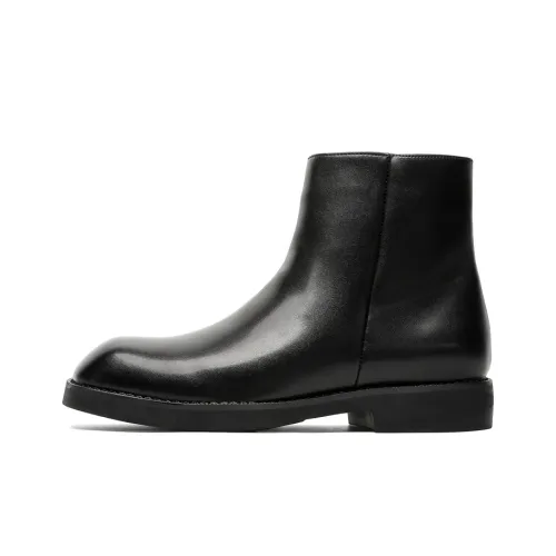 MODENGPAN Ankle Boots 3cm Men's Black