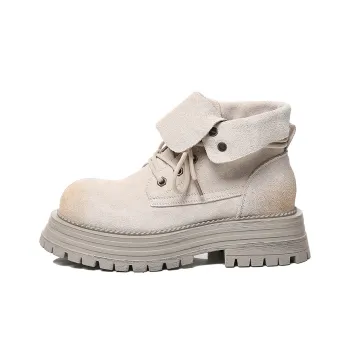 POOQ Short Martin Boot 5CM Women's
