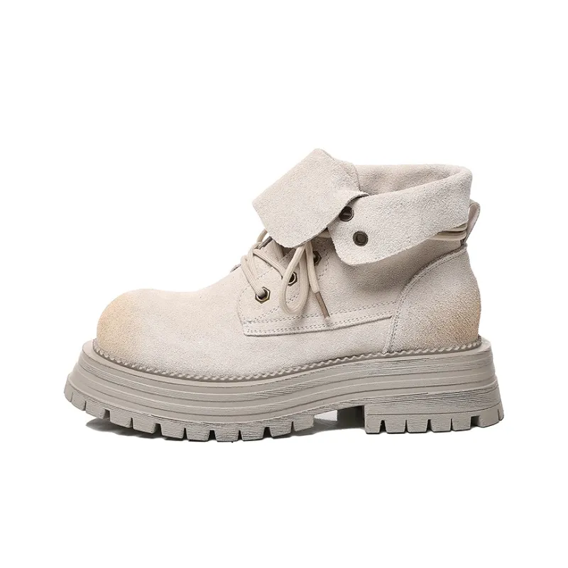 POOQ Short Martin Boot 5CM Women's-0