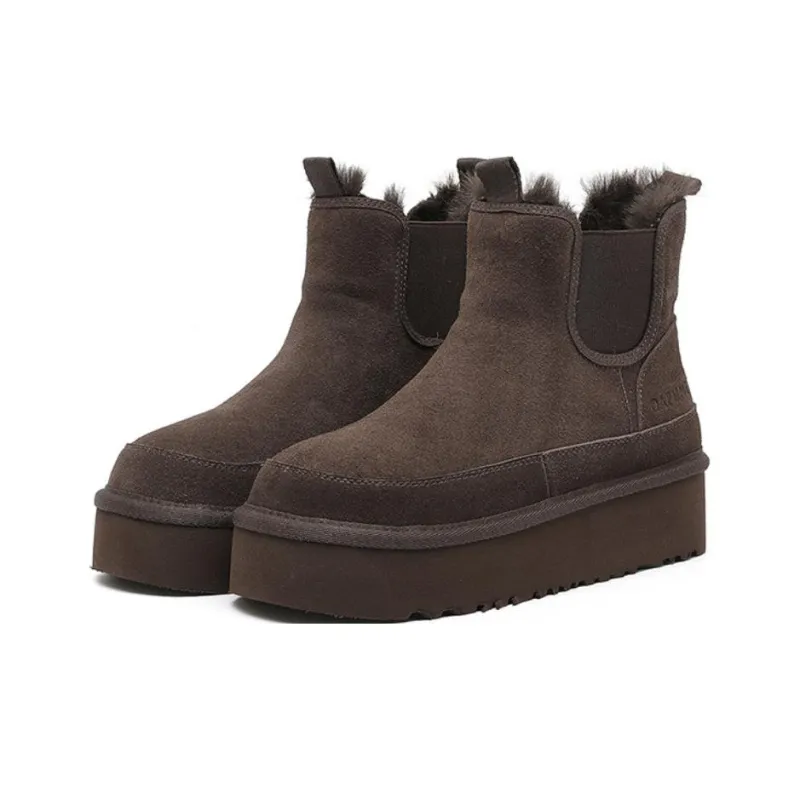 DAPHNE Thermal Ankle Length Snow Boots Women's-5