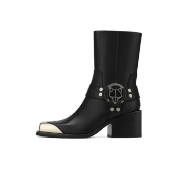 Naked Wolfe Knight Ankle Boots 7.4cm Men's Black
