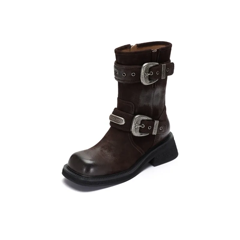 SUGARSU Ankle Boots Women's Ancora Red-1