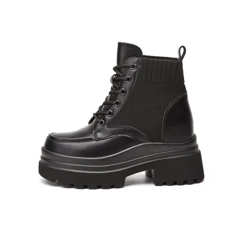 DAPHNE Ankle Boots Women's Black/White