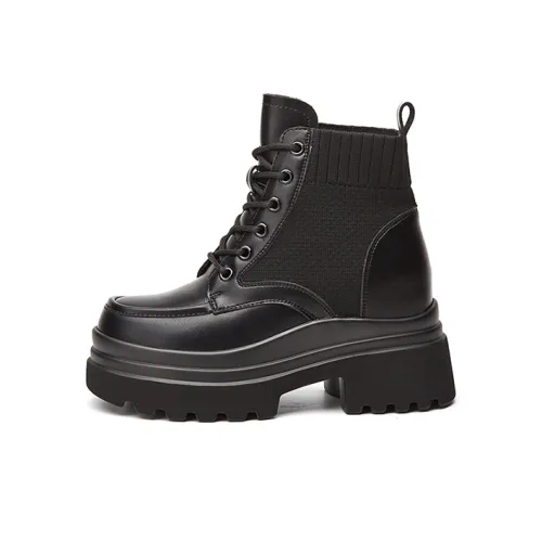 DAPHNE Ankle Boots Women's Black/White
