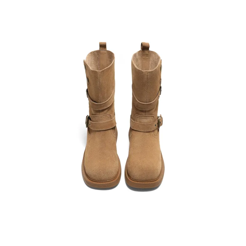 Senda Ankle Boots Women's Khaki-2