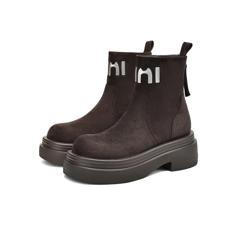 JOSINY Ankle Boots Women's Camel/Coffee-5