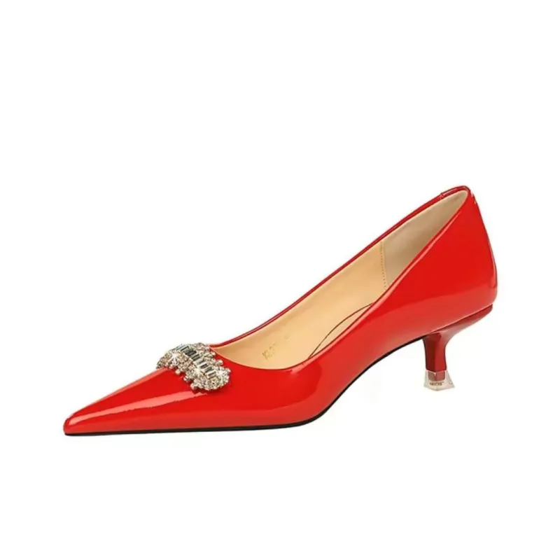 QITUMAUL Slim Heel High Heels 4.5CM Women's-2