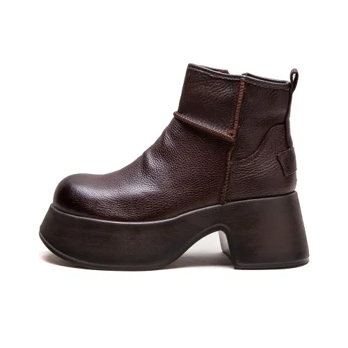 Jay Ankle Boots Women's Brown/Black