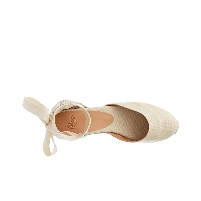 Castañer Carina 80 Canvas Wedge Heels-4