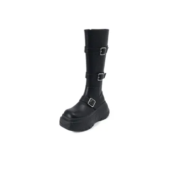 BalletCat Knee-high Boots 8CM Women's Black