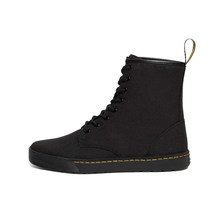 Dr.Martens Cairo High Stylish Skateboarding Shoes Men's Black-0