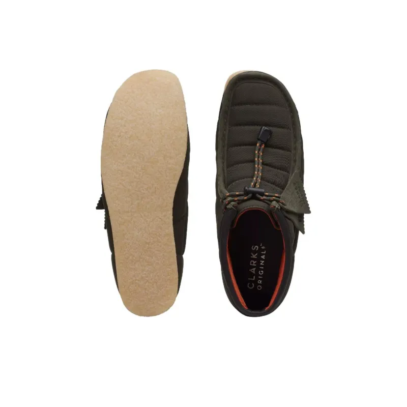 Clarks Originals Wallabee Boot Khaki Quilted-4