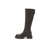 Khaki Knight Boots-5CM Heel Height