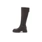 Khaki Knight Boots-5CM Heel Height