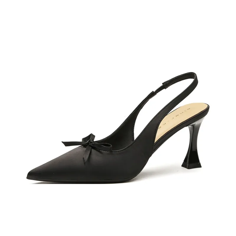 Ainer-cat Flared Heel High Heels 7.5cm Women's-1