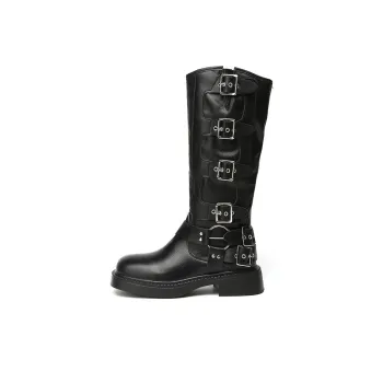 Jin Baichuan Knee high Boots 4cm Women's