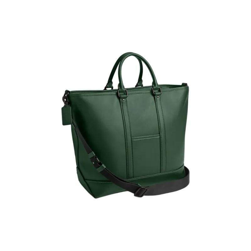 COACH Metropolitan Cow Leather One Shoulder Handbag Tubas Men's Forest Green-1