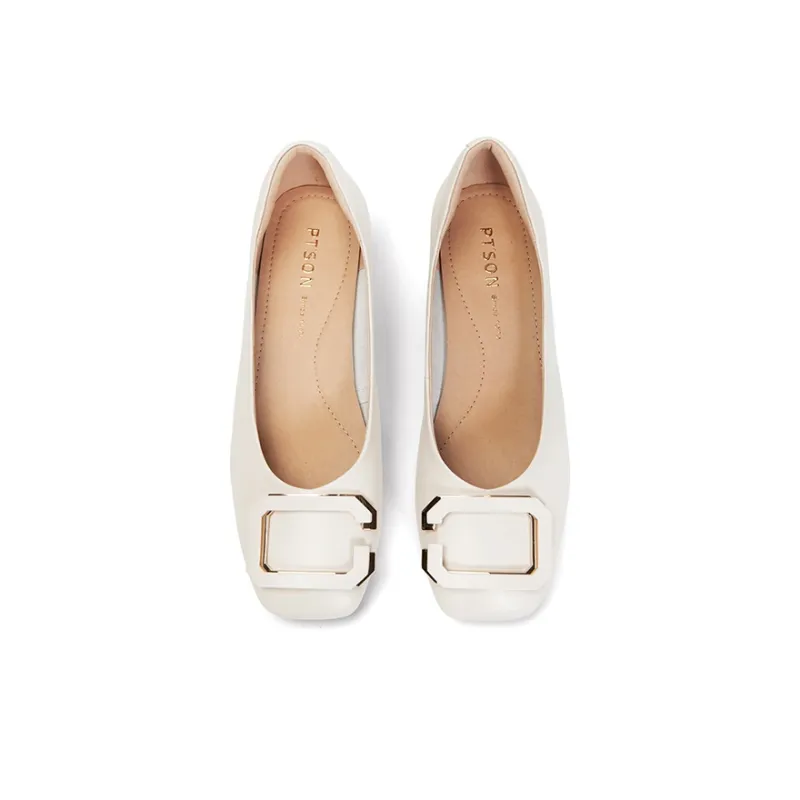 PT'SON Chunky Heel High Heels Women's-4