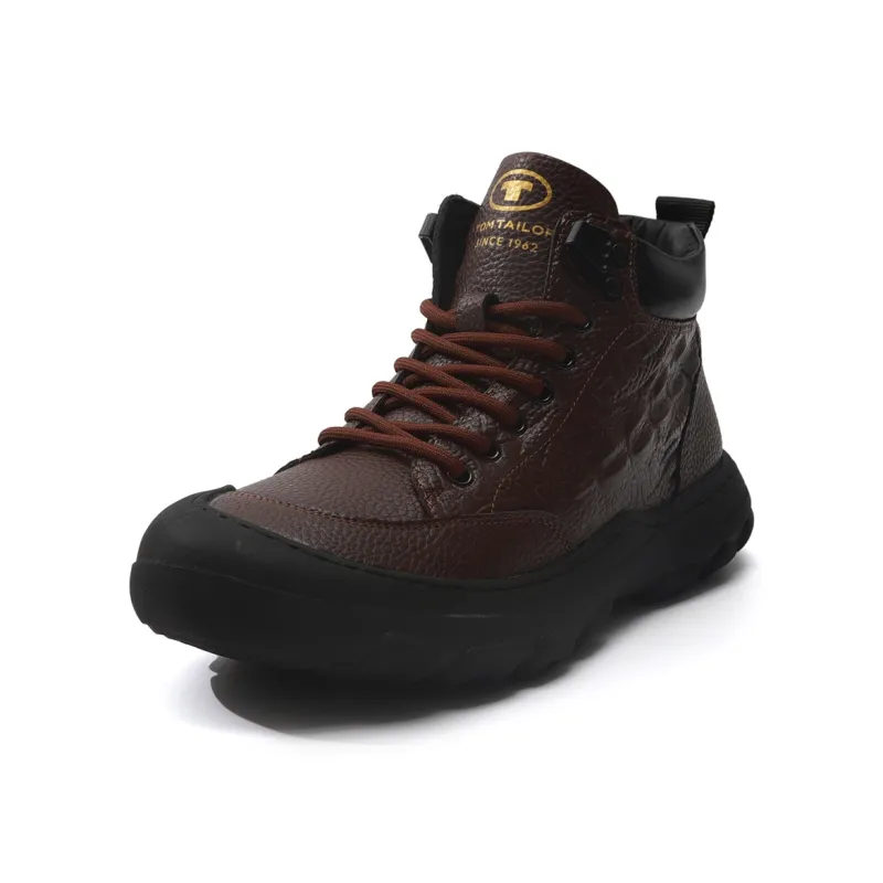 TOM TAILOR Cool Black Urban Techwear Boots Thermal Snow Boots Men's-9