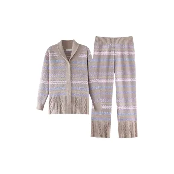ZumashL Luxury Designer Series Pajama Set Women's Taro Purple