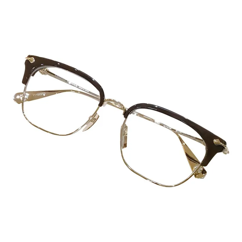 Chrome Hearts Titanium Alloy Square Eyeglass Frames Unisex-5