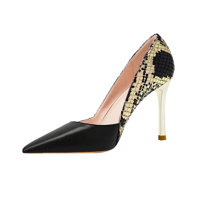 Li Ke Slim Heel High Heels 8cm Women's-1
