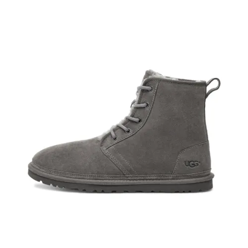 UGG Harkley Fleece Lined Snow Boots Gray