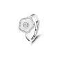 White Ceramic Cherry Blossom Ring