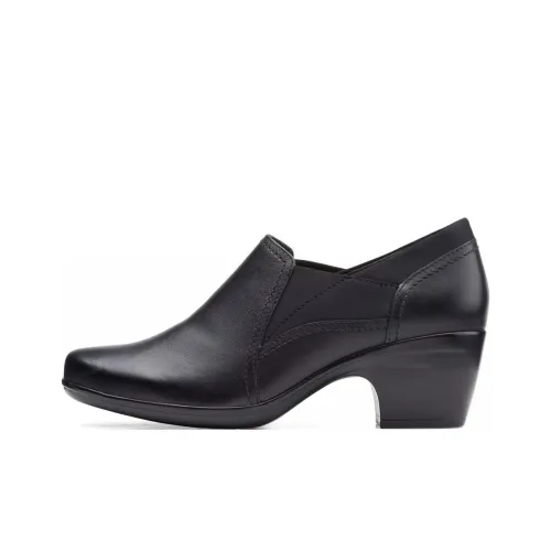 Clarks Emily Amelia Chunky Heel High Heels Women's Black