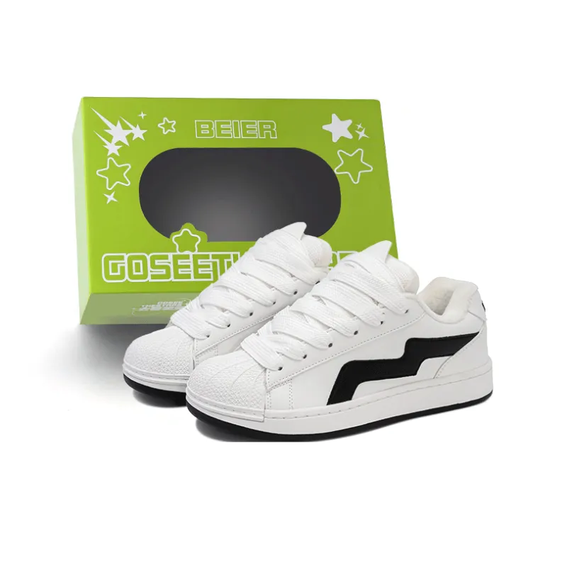 BEIER Couple Versatile Shell Head Low-Top Skateboard Shoes Unisex-5
