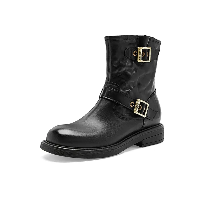 NINE WEST Ankle Boots Women's Black-1