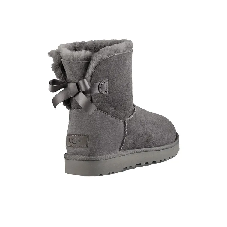 UGG Mini Bailey Bow Ii Boot Grey Women's-3