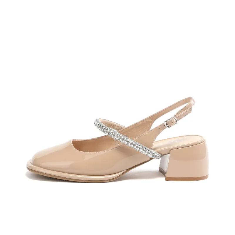 ST&SAT Chunky Heel High Heels 5.5cm Women's-5