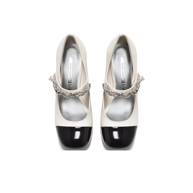 Kiss Kitty High Heels Women's White-3